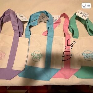 Trader Joe's Canvas Tote Bags